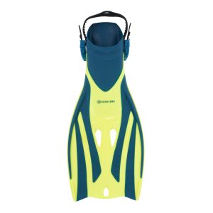 Aqualung Fizz - Adult Snorkeling Fins - Petrol/Yellow