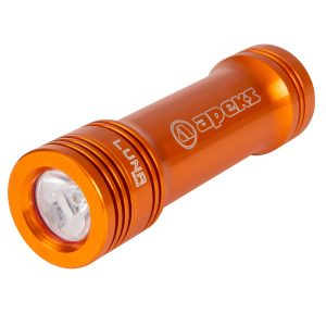 Apeks Luna Mini Light Orange 1000Lm Dive Torch Light