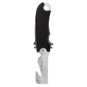 Aqualung Squeeze Lock Dive Knife Sheeps Foot Blade 18cm